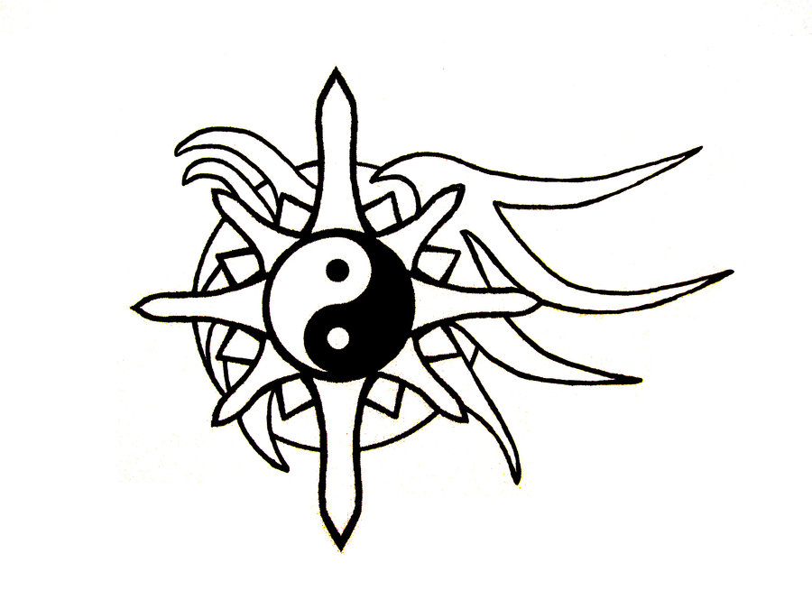 900x675 Compass Tattoo Design