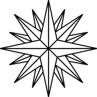 200x200 How To Draw A Compass Rose