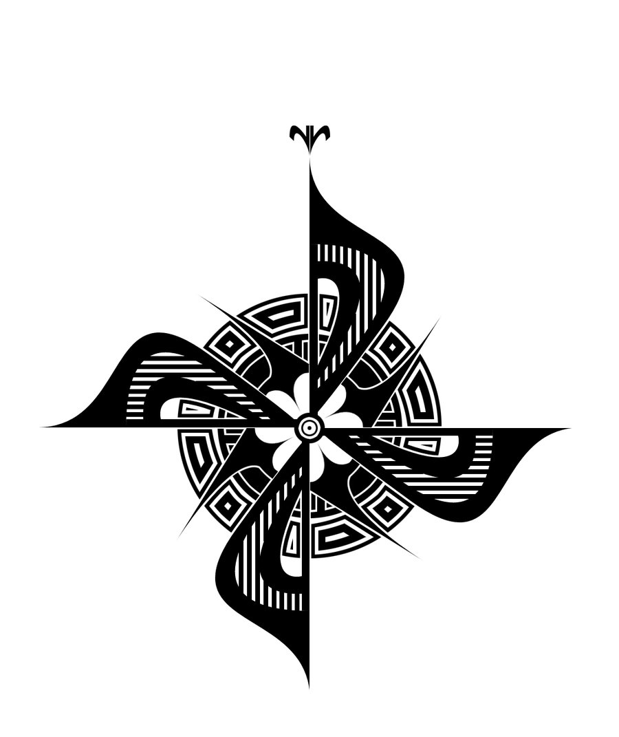 900x1071 More Collections Like Compass Rose Tattoo By