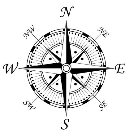 417x432 Drawn Compass Unique