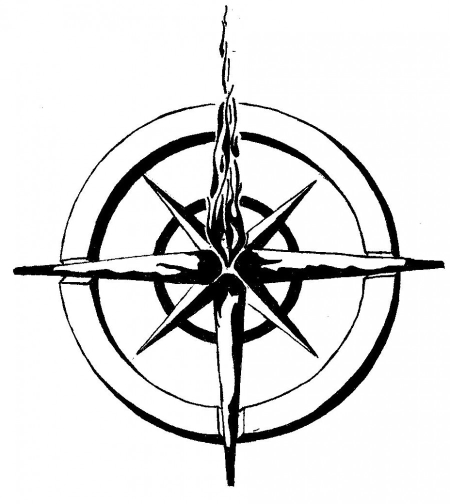 900x1008 Nautical Compass Tattoo Meaning