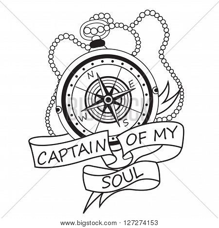 450x470 Vintage Compass Ribbons Text Vector Amp Photo Bigstock