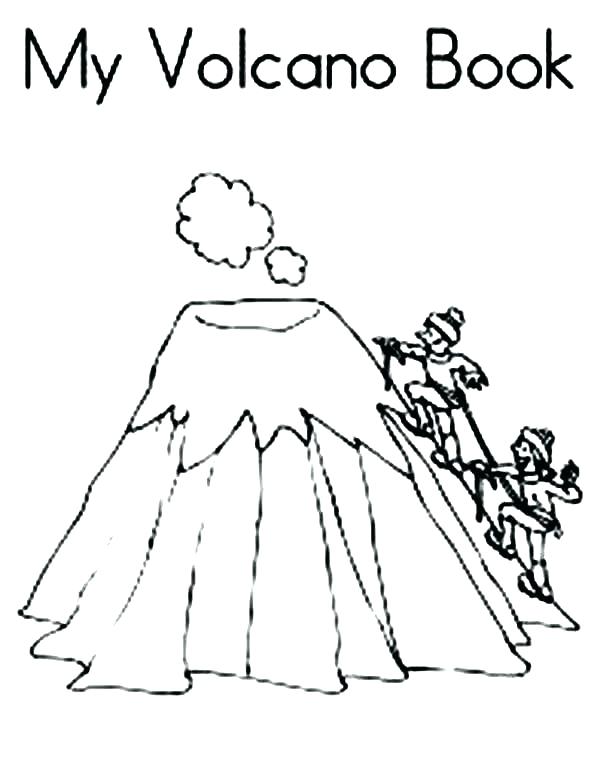 600x777 V Is For Volcano Coloring Pages Shield Mount Climber Page Online