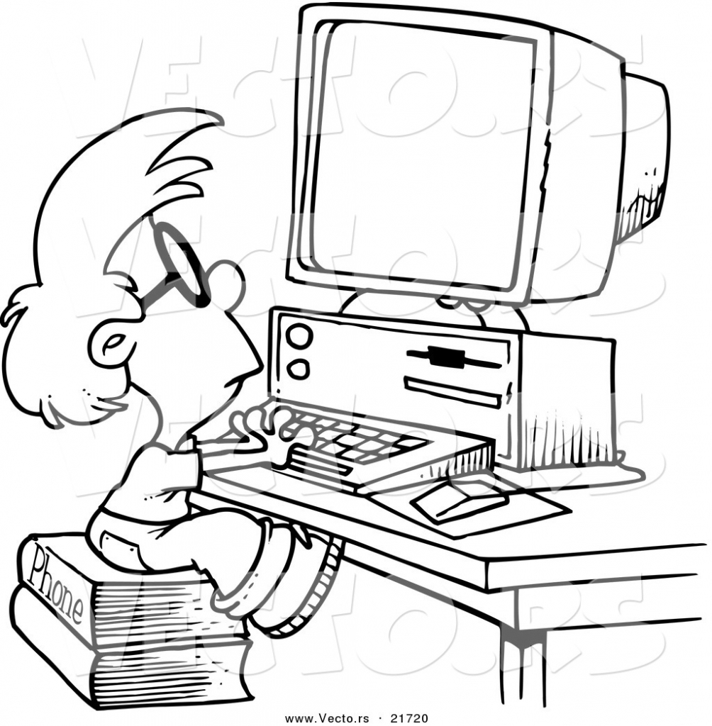 1004x1024 Computer Cartoon Drawing Computer Cartoon Drawing