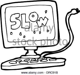 342x320 Cartoon Slow Computer Stock Vector Art Amp Illustration, Vector