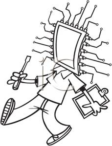 229x300 Boy With A Computer Chip For A Head