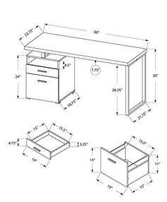 236x286 Desks Commercial Amp Home Computer Desks Atg Stores Desks