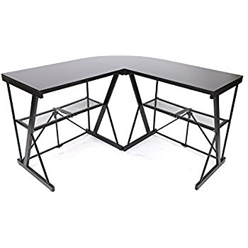 350x350 Origami Rde 01c Corner Computer Desk Black, Large