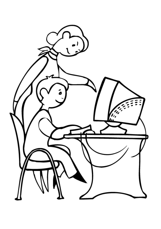  Computer Coloring Pages For Kids   6