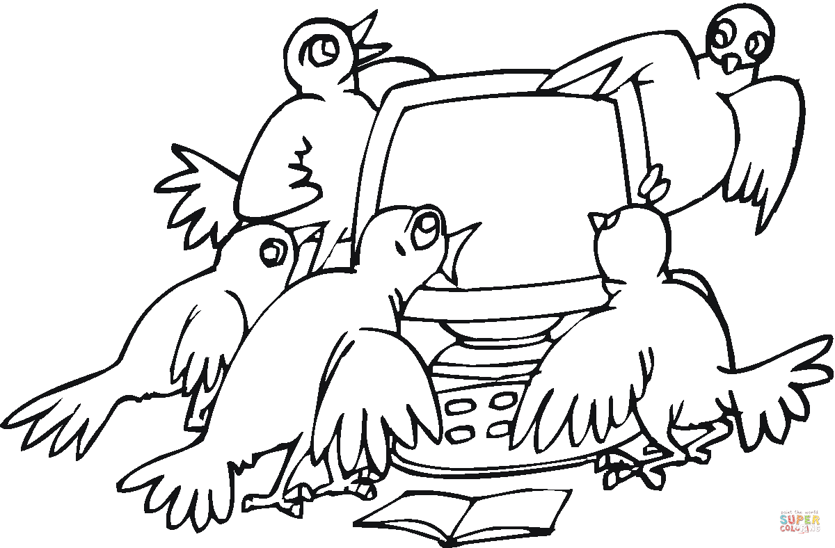 1200x788 Computer Coloring Pages Awesome Modern For Kids Keyboard Sheets