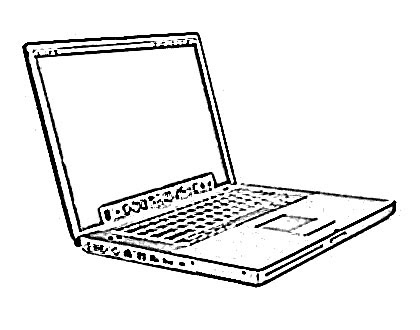 420x330 Notebook Computer Technology Sketch
