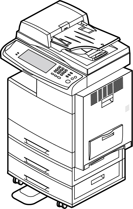 450x705 Variety Of Computer Products Line Drawing Vector Free Vector 4vector