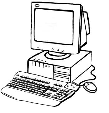350x364 Computer Parts Clipart