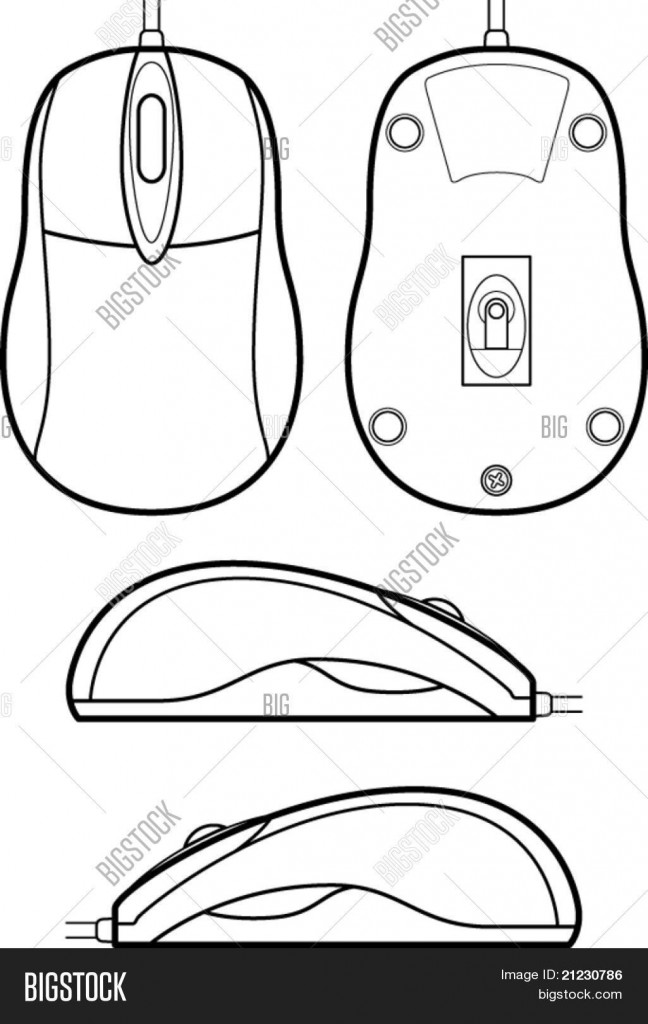 648x1024 Diagrams Computer Mouse Line Art Vector Amp Photo Bigstock