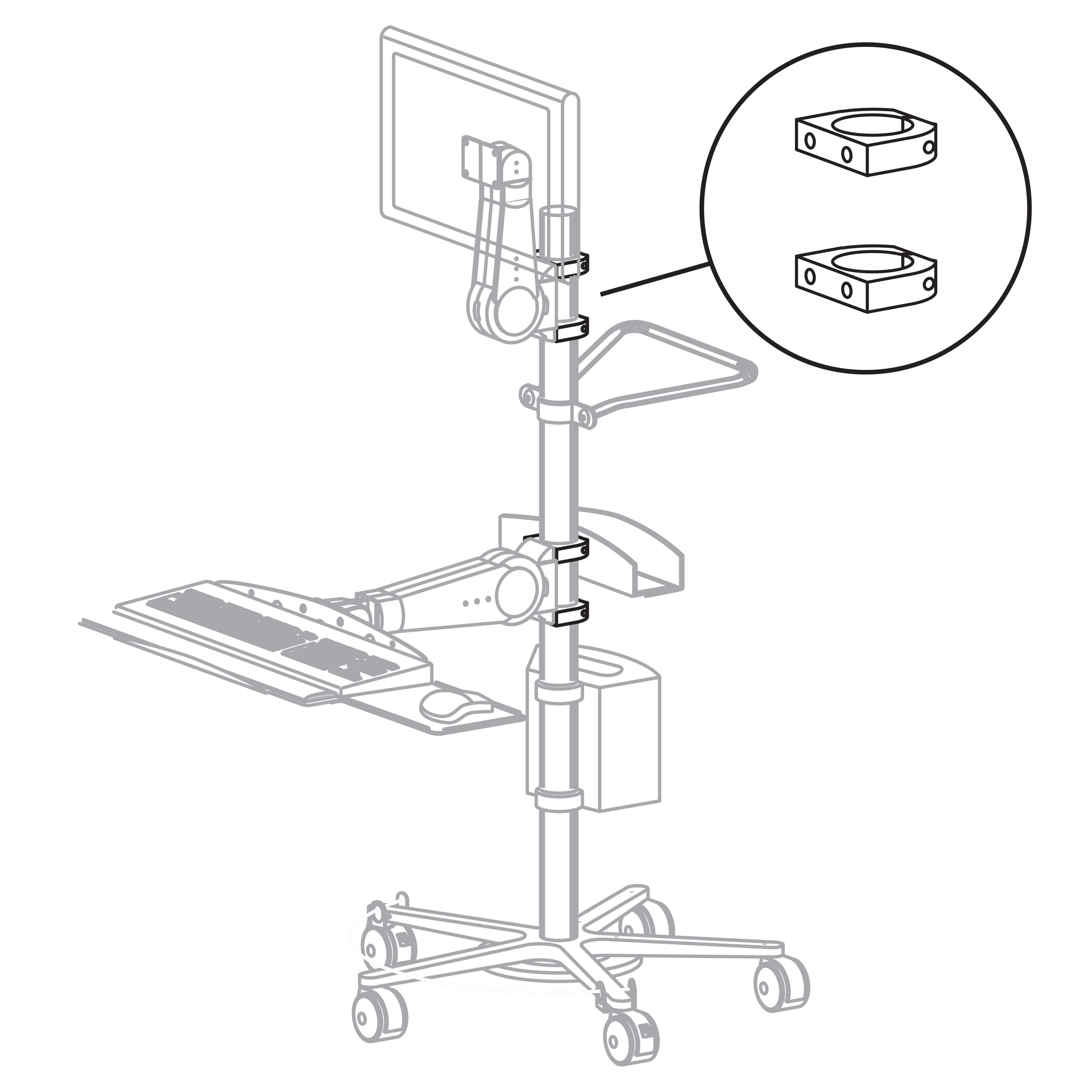 3000x3000 Ergotron Mobile Workstand Computer Cart