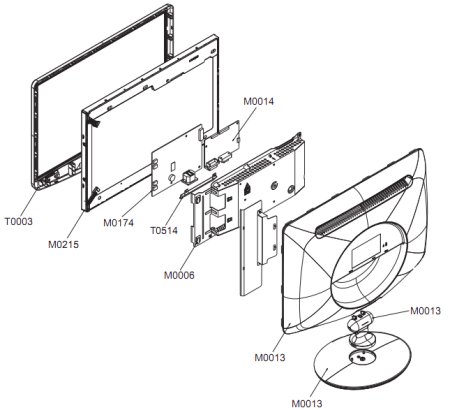 450x410 I Have No Power On My Samsung 2032mw Lcdmonitor Tv. When Its