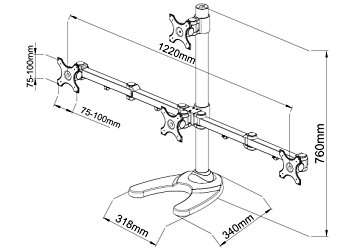 355x251 2017 Quad Quadruple 4 Pyramid Lcd Led Tft Computer Amazon.co.uk