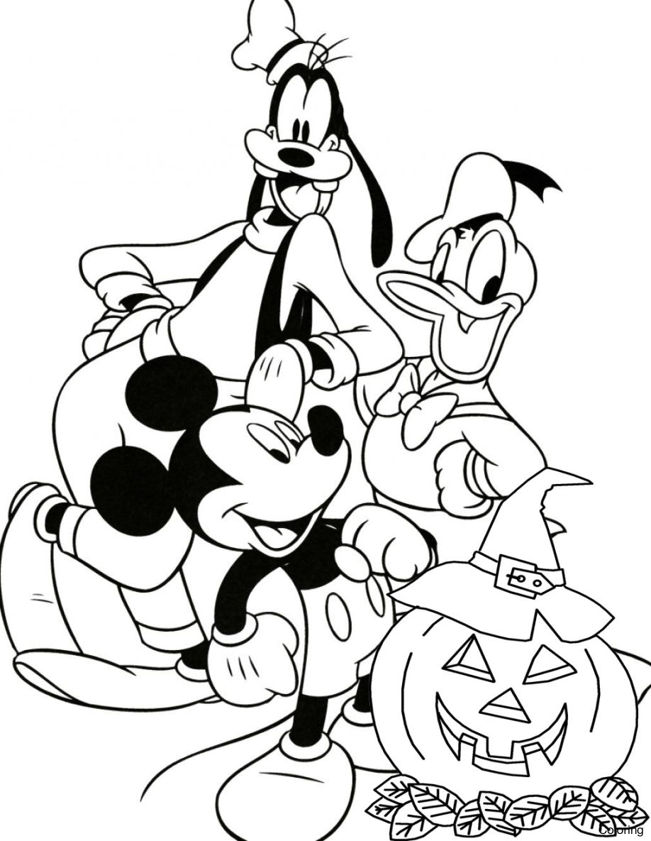 918x1185 Printable Mickey Mouse Christmas Coloring Pages Pictures Color