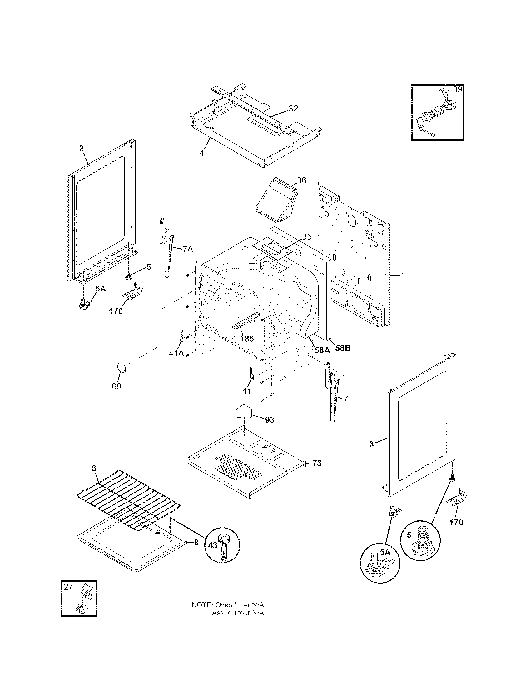 1700x2200 Kenmore Gas Range Parts Model 79060712902 Sears Partsdirect