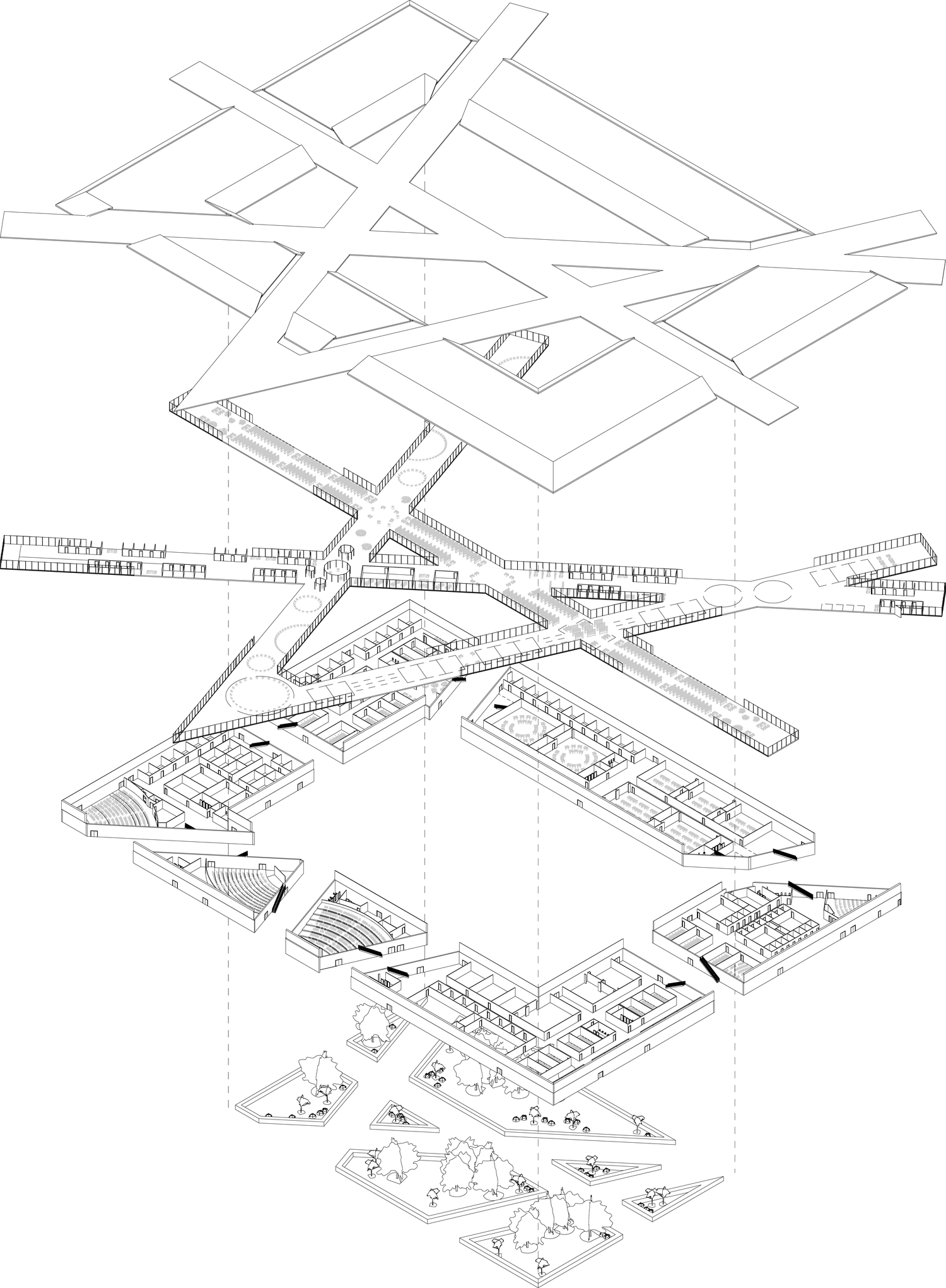1500x2041 This Exploded Axonometric Works Because They Layers Work To Show