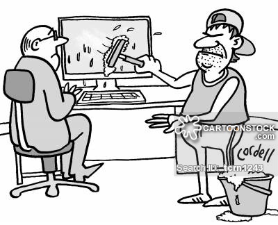 400x324 Computer Monitor Cartoons And Comics