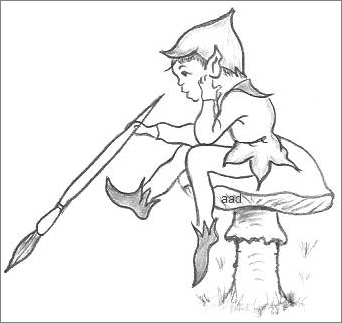 342x323 Cheeky Drawings Of Pixies