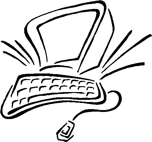 490x458 Clip Art Computer Computers
