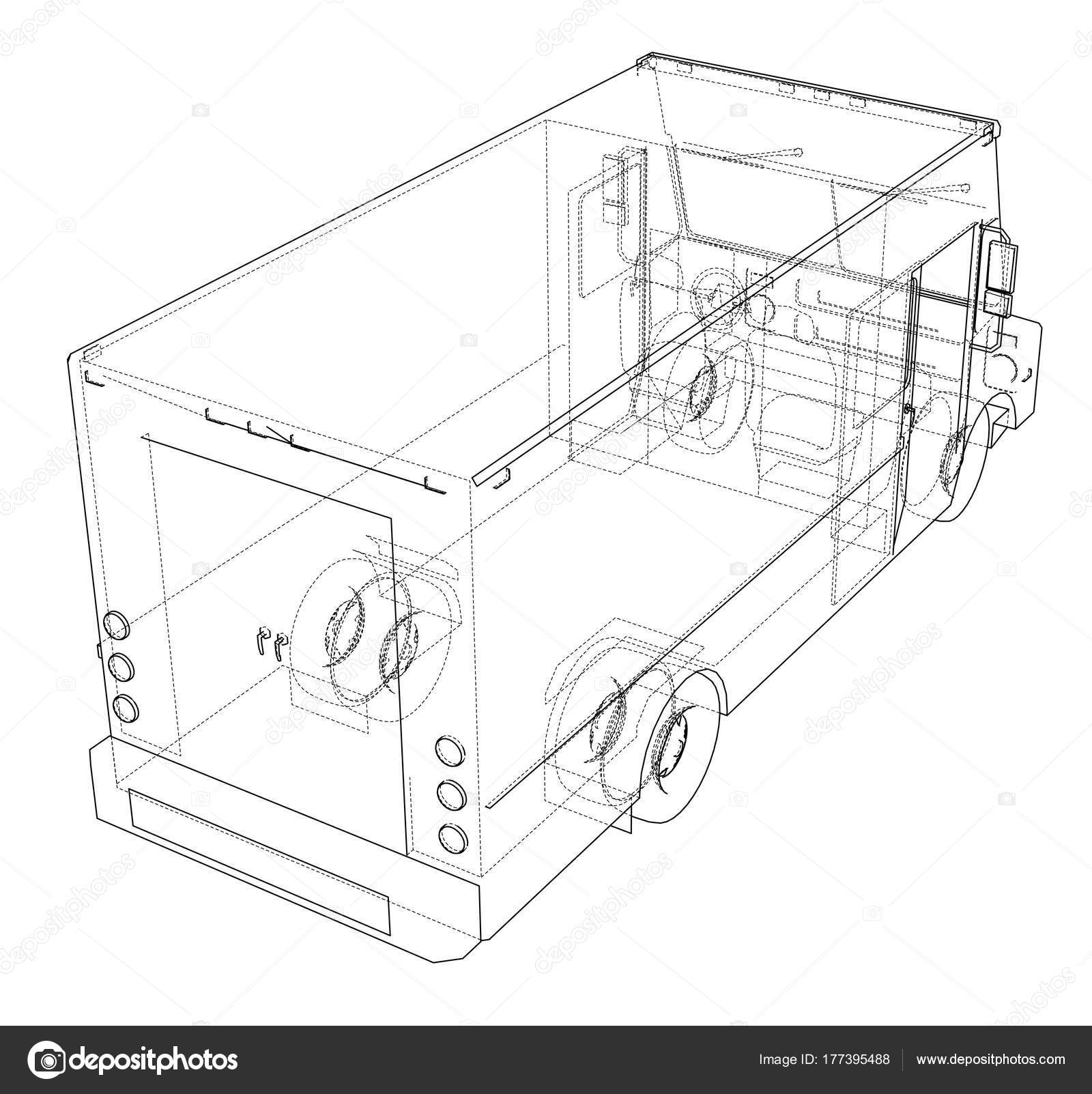 1600x1603 Concept Car. Vector Stock Vector Cherezoff