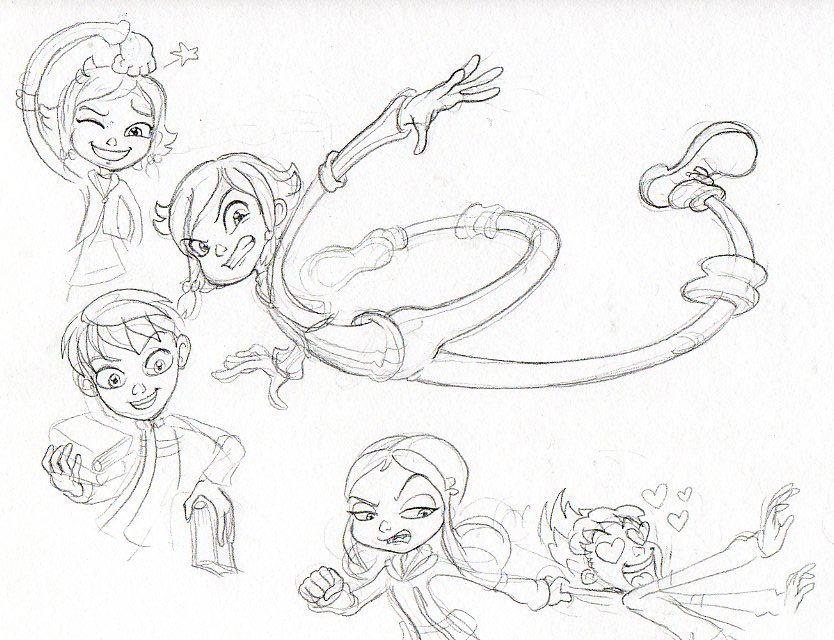 834x640 Sketch Monster Busters By Count Conch