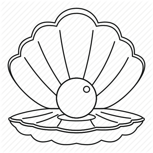 512x512 Conch, Line, Outline, Pearl, Sea, Shell, Thin Icon Icon Search