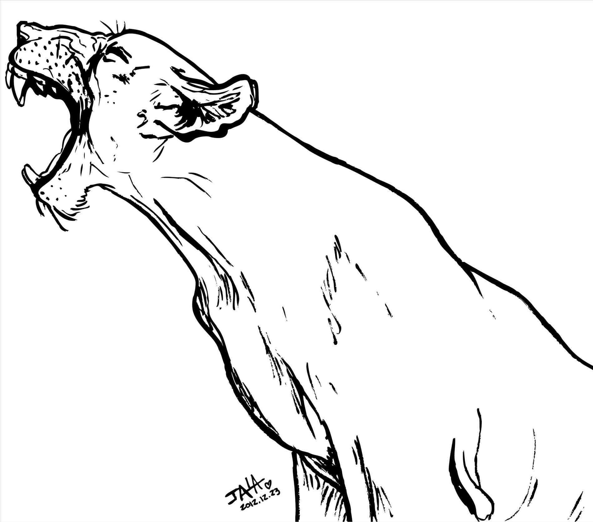 1899x1673 How To Draw A Lioness Lying Down