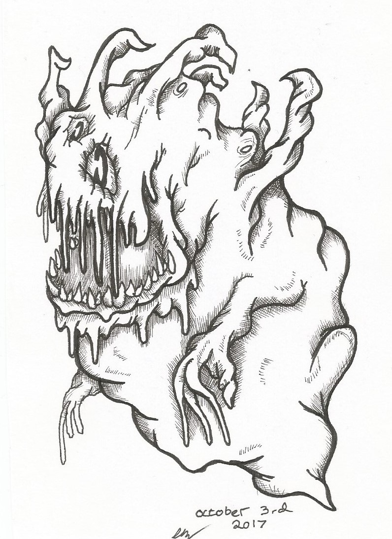 796x1094 Inktober 2017 Conclusion Messy Miscreation