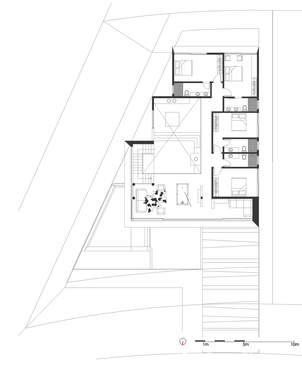 1000x1279 Casa Bosques Has A Concrete Cantilever Over A Swimming Pool