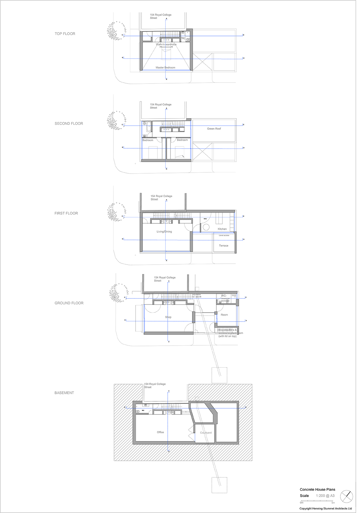1143x1640 Concrete House