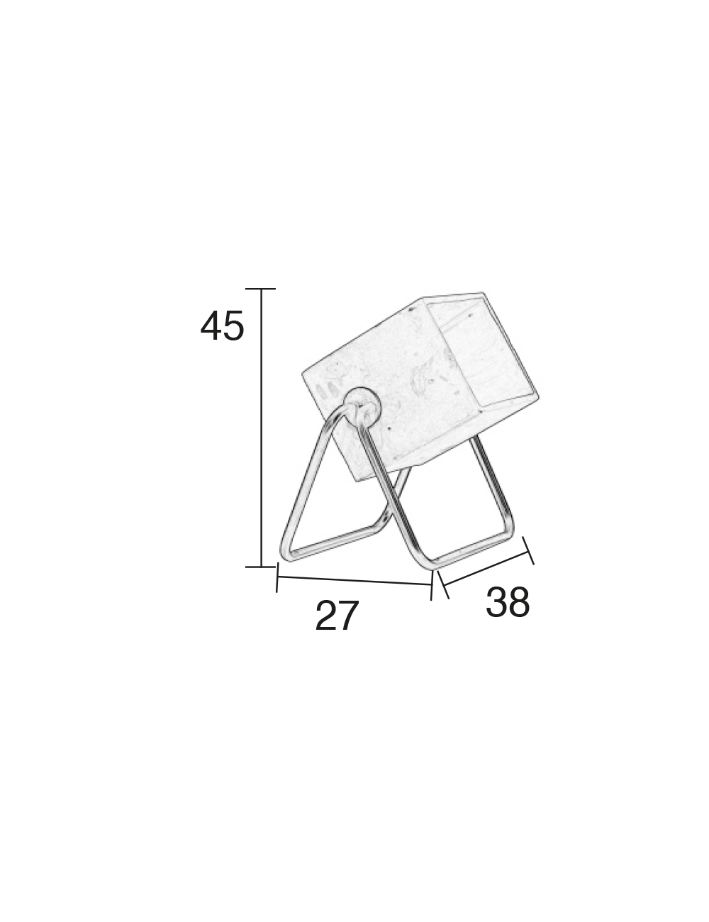 1000x1300 Floor Lamp Concrete Up