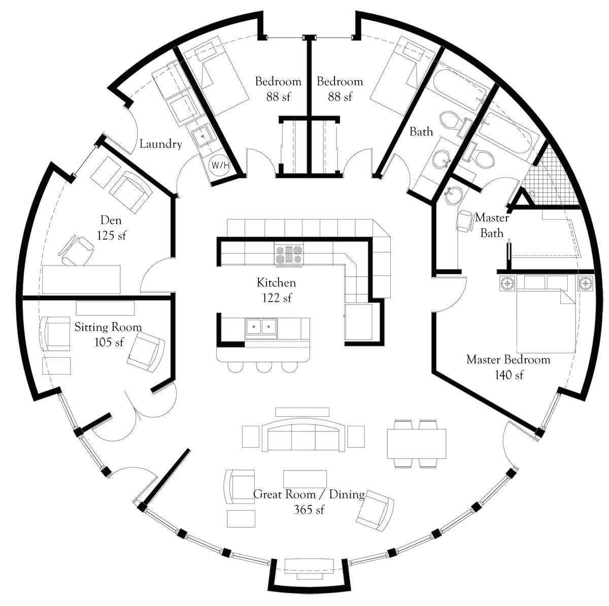 1200x1194 Decoration Dome Home Floor Plans Full Size Of House Plan Amazing
