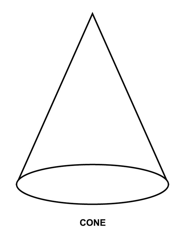 612x792 Cone Coloring Pages