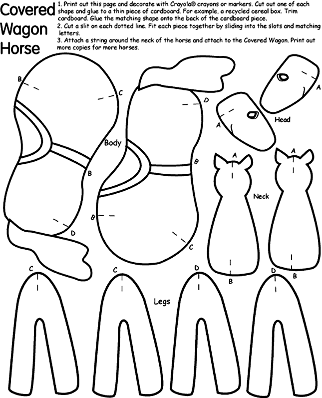 645x797 Covered Wagon Horse Coloring Page