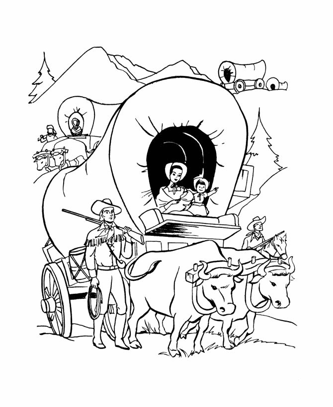 670x820 Oregon Trail Clipart
