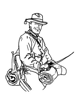 264x320 Gary Dombrowski's Confederate Bugler Flat Tin Figures