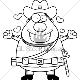 325x325 Happy Cartoon Confederate Soldier Gl Stock Images