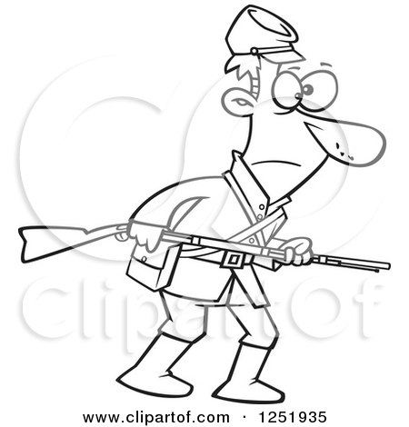 450x470 Royalty Free (Rf) Confederate Soldier Clipart, Illustrations