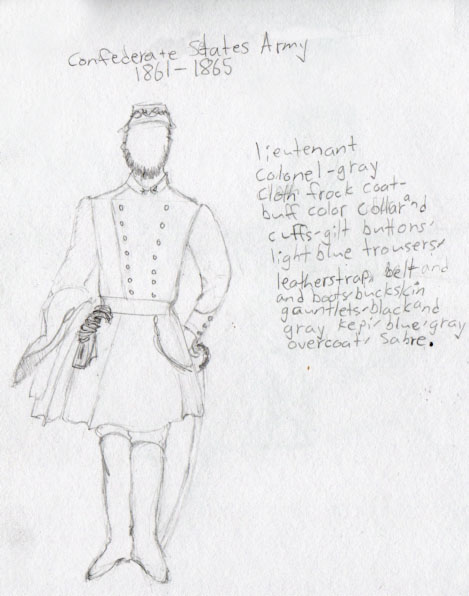 Confederate Soldier Drawing at GetDrawings | Free download