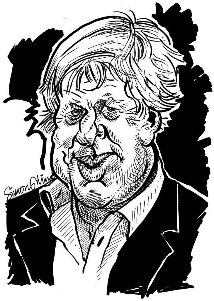 730x1024 Caricature Of Boris Johnson