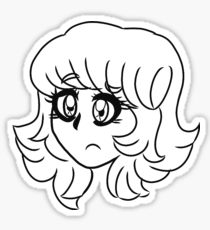 210x230 Confused Girl Drawing Stickers Redbubble