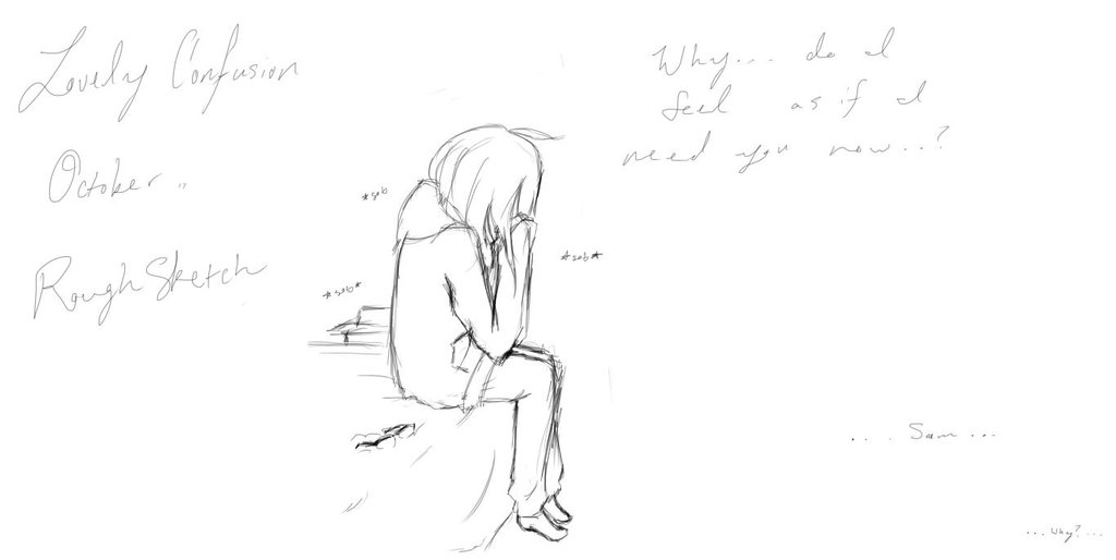 1024x514 Lovely Confusion Sketch By Lilypad5