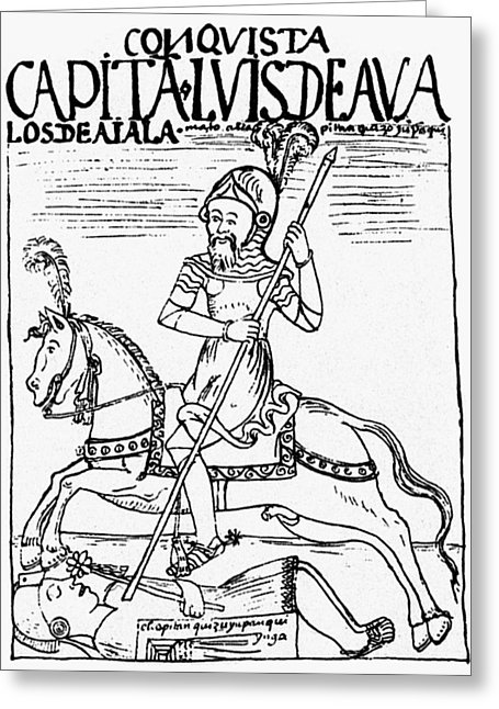 455x646 Peru Conquistador Drawing By Granger