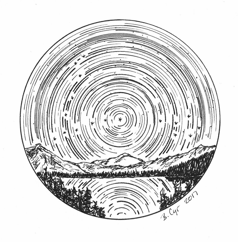 1006x1024 Star Trails