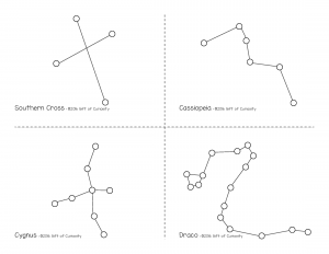 300x232 Constellations Pin Punching Cards