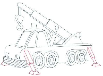 400x295 9. Draw The Crane Supports